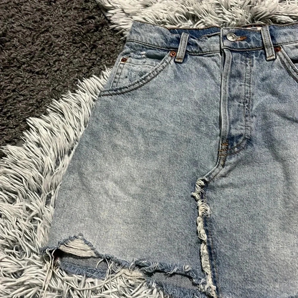WE the free denim skirt size 25 - Picture 2 of 14